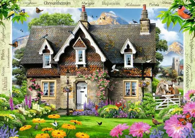 Ravensburger Country Cottage Collection No 15 - Hillside Cottage (1000pcs)