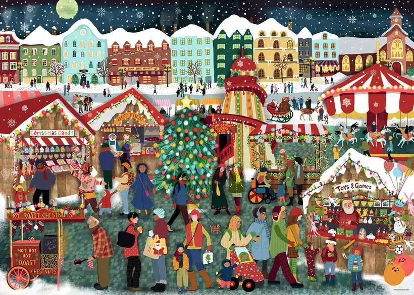 Ravensburger Christmas Market (1000pcs)