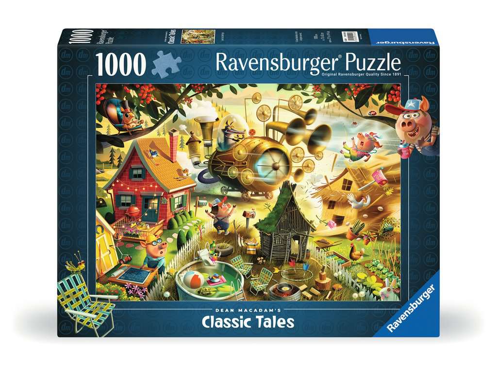 Ravensburger Classic Tales - Look Out Little Pigs!, Dean MacAdam (1000pcs)