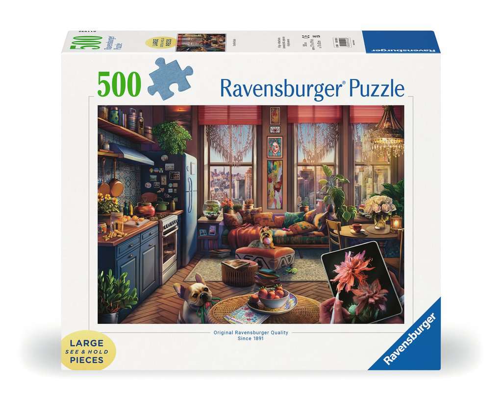 Ravensburger Cozy Boho Studio (500 Large)