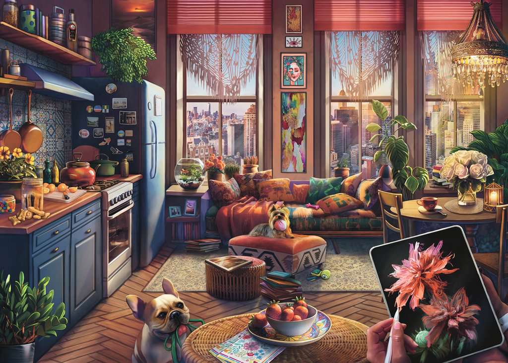 Ravensburger Cozy Boho Studio (500 Large)