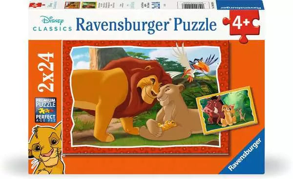 Ravensburger le roi Lion - Cercle de vie (2 x 24 pcs)