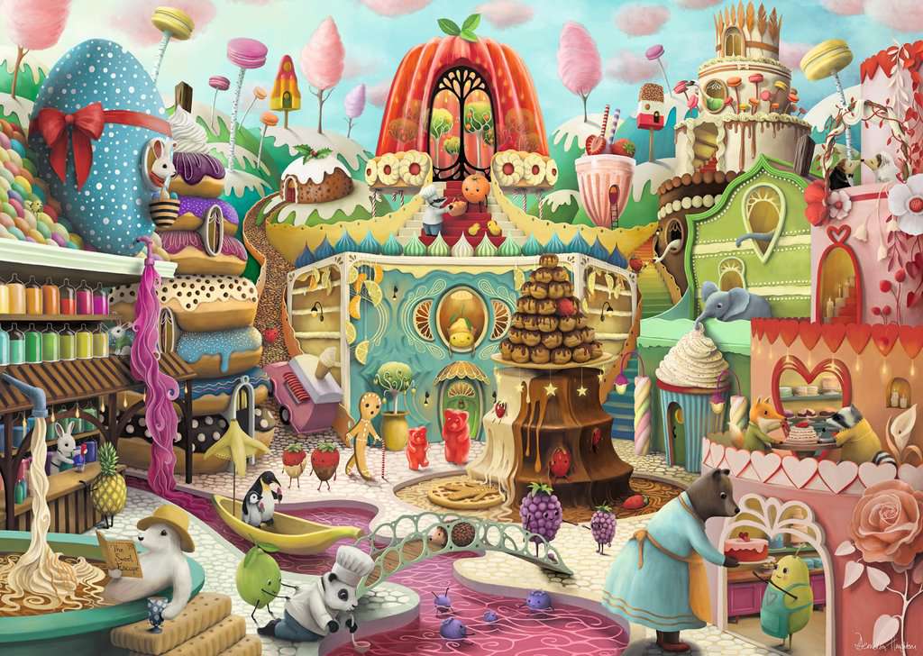 Ravensburger Sweet Street, Demelsa Haughton (1000pcs)