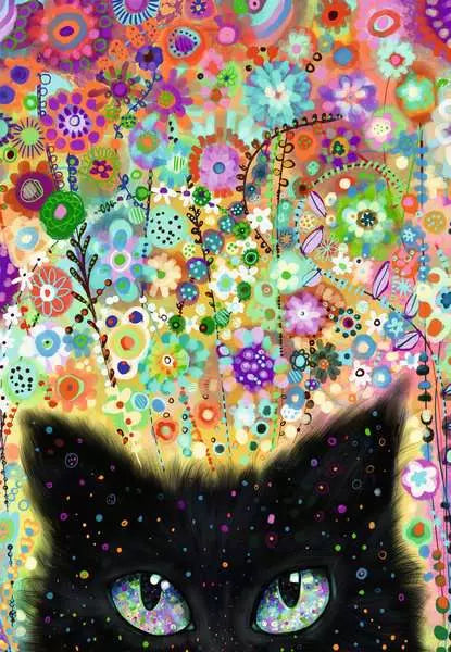 Ravensburger Puzzle Moment - Kaleidoscope Kitty (300pcs)