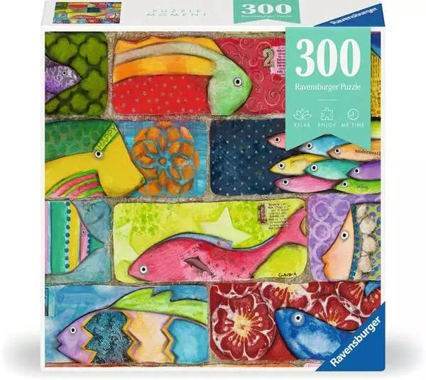 Ravensburger Puzzle Moment - Splashy Fish Tiles (300pcs)