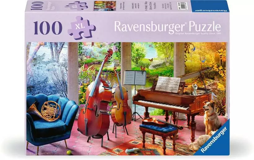 Ravensburger The 4 Seasons in Music, Angelo Bonito (100 XL pcs)