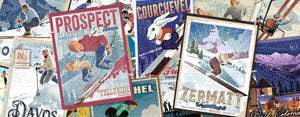 Ravensburger Vintage Ski Posters (1000pcs) (Panoramic)