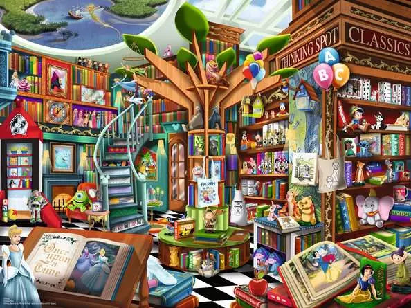 DMG Ravensburger Disney - Bookstore of Wonder (1500pcs) (DAMAGED BOX)