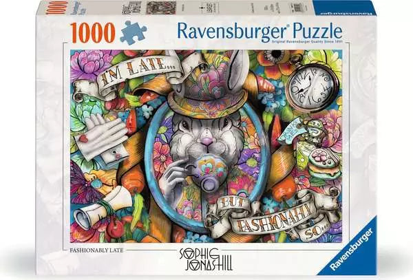 DMG Ravensburger Fashionably Late (1000pcs) (DAMAGED BOX)