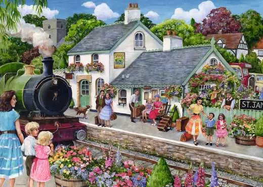 Ravensburger Whistle Stop Cottage (1000pcs)