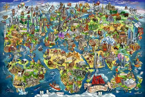 Ravensburger Illustrated World Map (5000pcs)