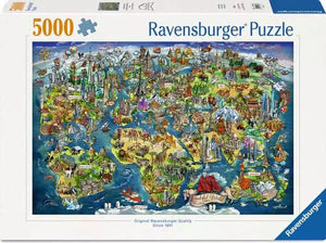 Ravensburger Illustrated World Map (5000pcs)