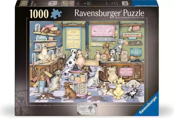 Ravensburger Dapper Dog's N° 2 - Stanley Stick Emporium (1000 pièces)