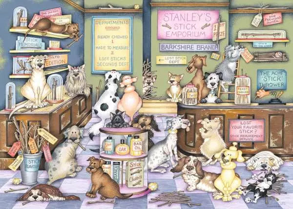 Ravensburger Dapper Dog's N° 2 - Stanley Stick Emporium (1000 pièces)