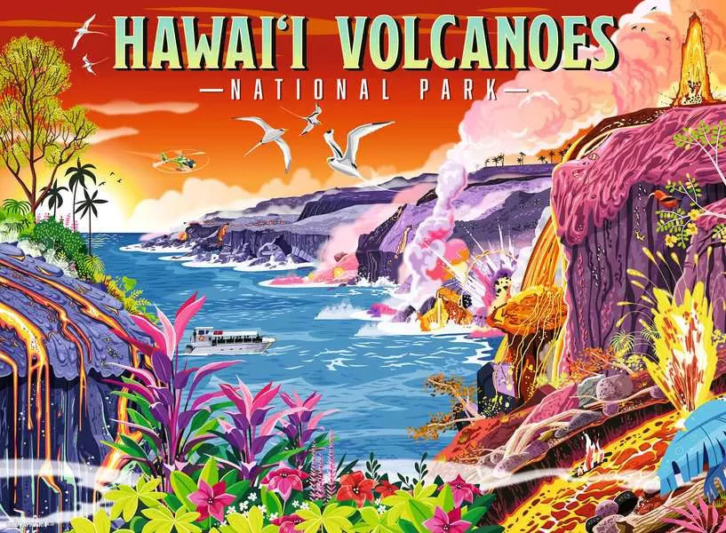 DMG Ravensburger Hawai'i Volcanoes National Park (500pcs) (DAMAGED BOX)