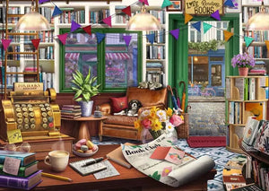 Ravensburger Cobblestone Road - Book Lover's Shop (1000pcs)