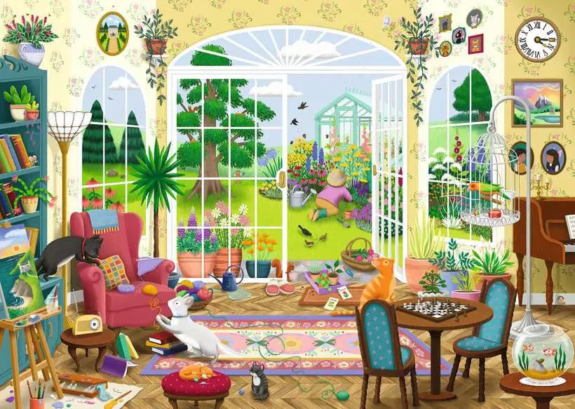 Ravensburger Summer Garden Parlour (1000pcs)