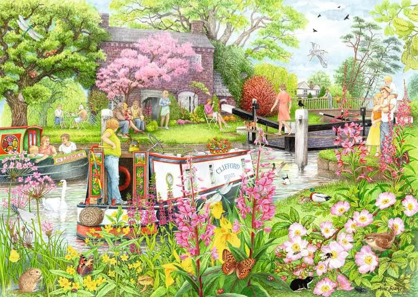 Ravensburger Cosy Cafe No. 04 - River Cafe (1000pcs)