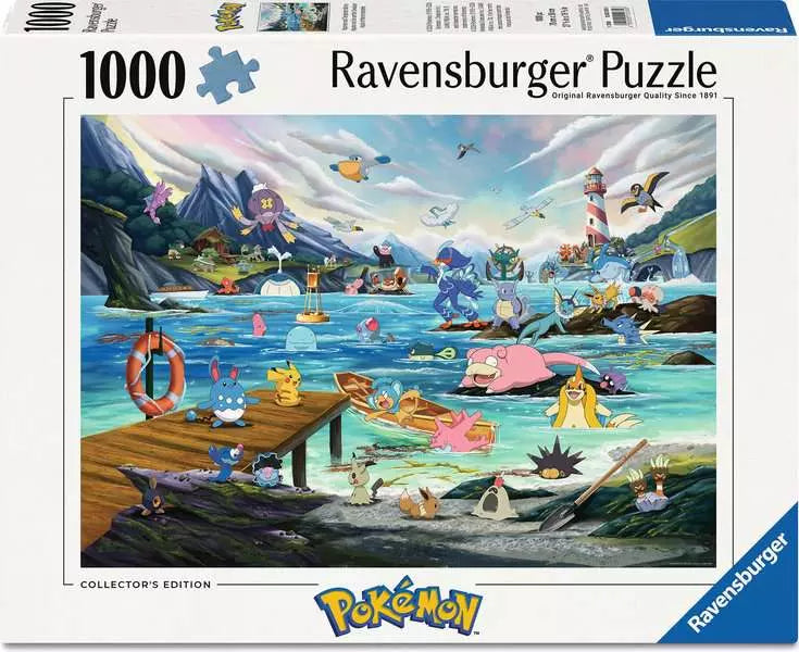 Ravensburger Pokemon - Vaporeon and Temperate Marine (1000pcs)