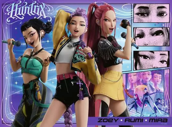 Ravensburger K-Pop Demon Hunters - Fans heureux, lune de miel heureuse ! (100 XXL)