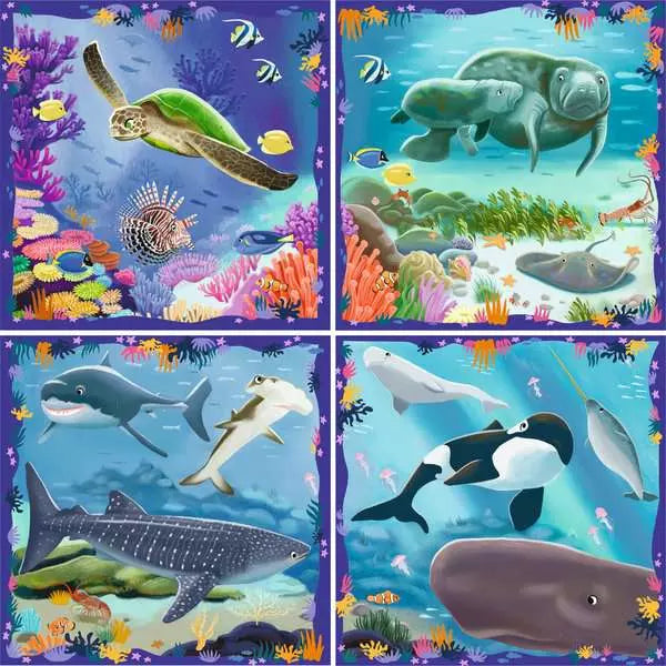 Ravensburger Puzzle Up! Ocean Life (64/72/81/90 pcs)