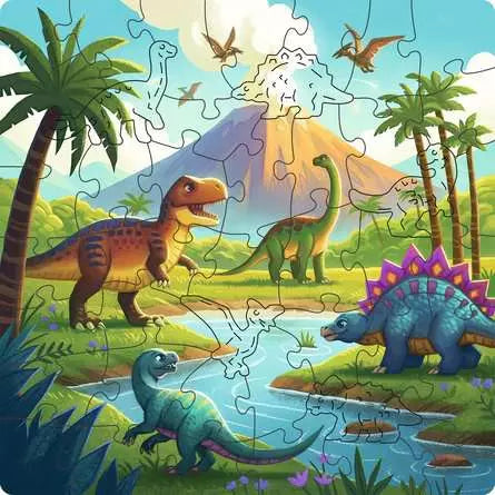 Ravensburger Kids - Dinosaurs (WOOD) (44pcs)