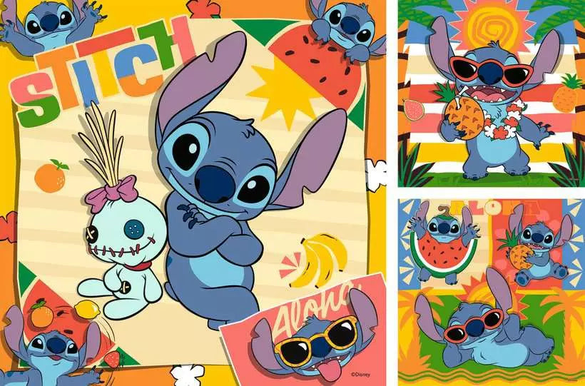 Ravensburger Disney - Stitch (3x49 pièces)