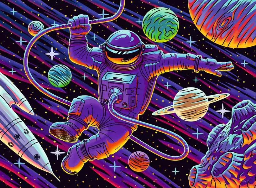 Ravensburger Outer Space Adventure Starline (200 XXL) (Glow-in-the-dark)