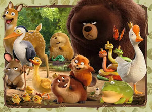 Ravensburger Disney Hoppers - Secrets of the Animal World (100 XXL)