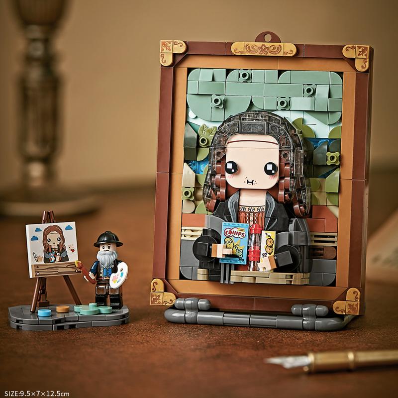 LOZ Creative - Cute Painting of Mona Lisa (604pcs)