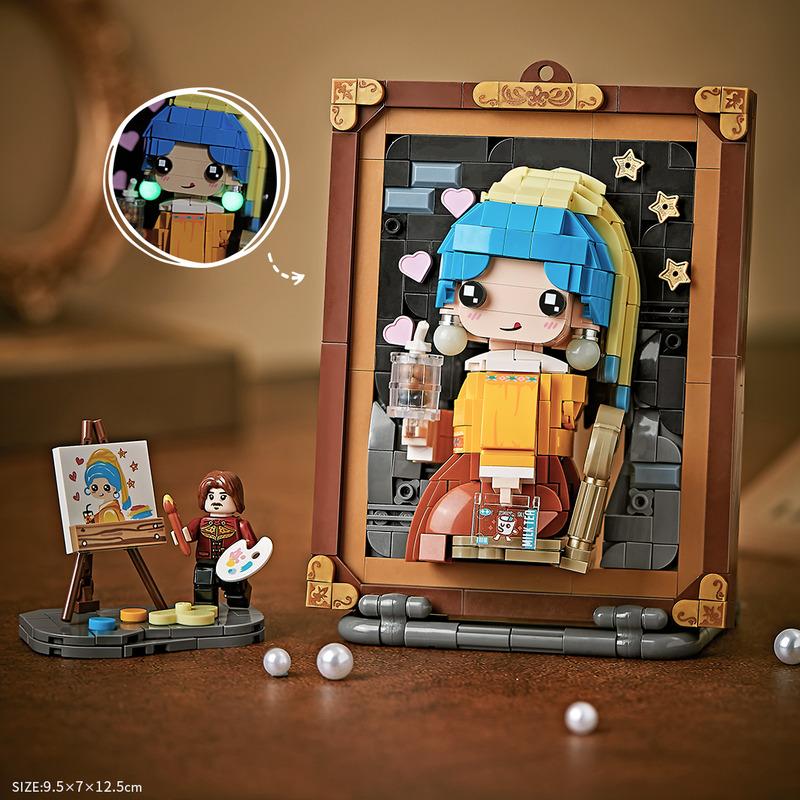 LOZ Creative - Girl with the Bubble Tea (676pcs)