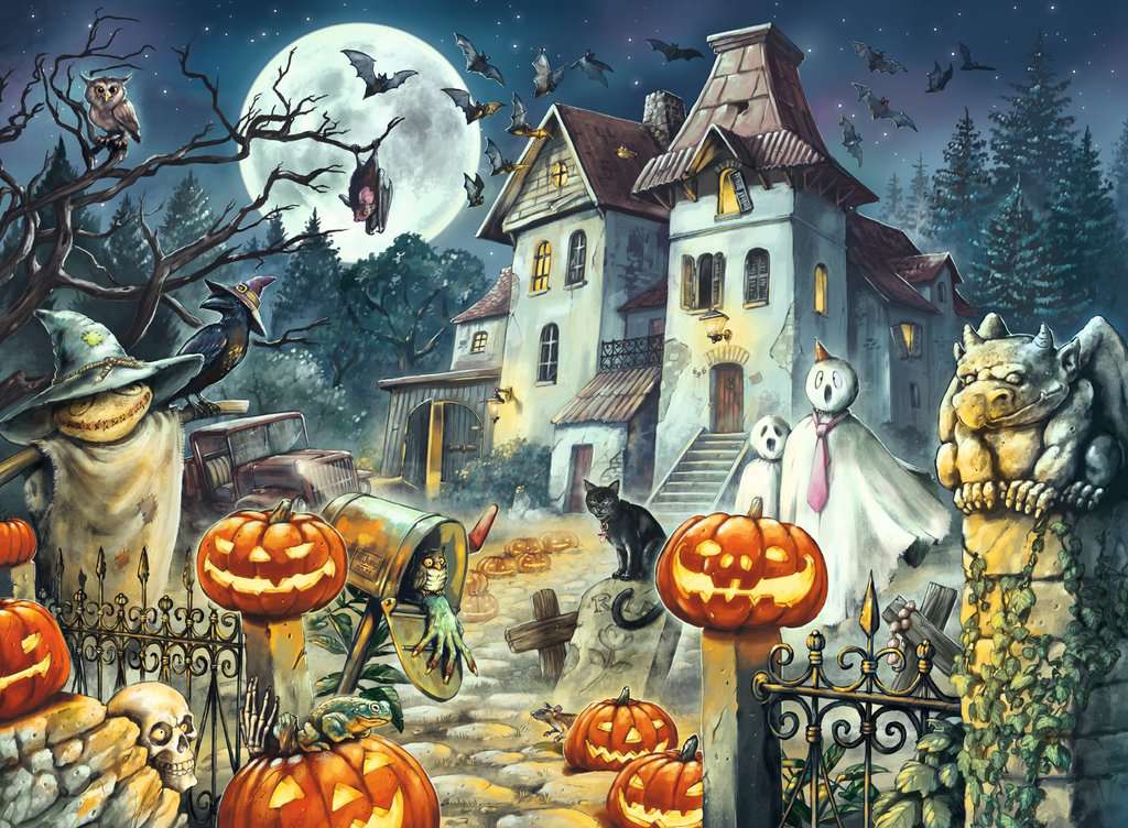 DMG Ravensburger Hallowe'en House (300 xxl pcs) (boîte endommagée)