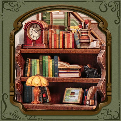 DIY Miniature House - Gallery Bookstore (Wood)