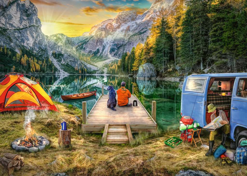 Ravensburger Wanderlust - Calm Campsite (1000pcs)