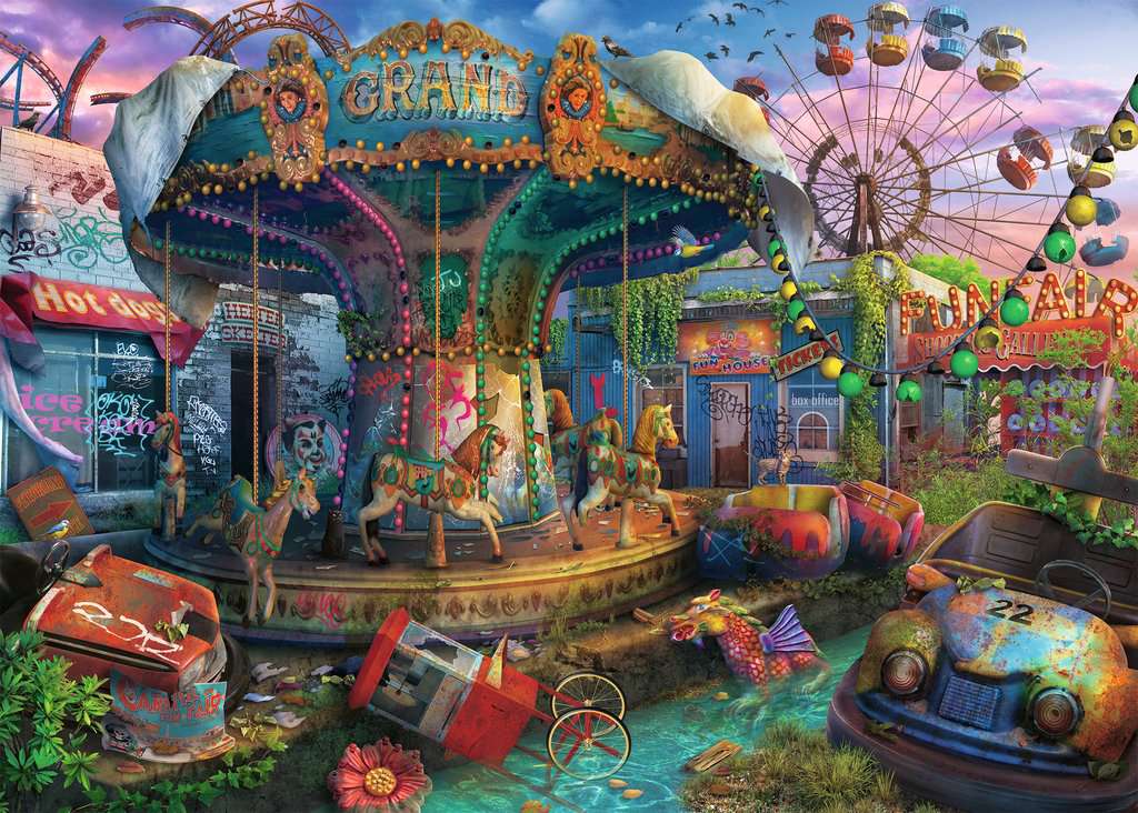 DMG Ravensburger Série abandonnée - Sombre Carnaval (1000pcs) (boîte Damamed)