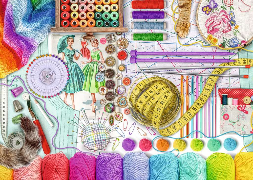 DMG Ravensburger Needlework Station (500 Large) (DAMAGED BOX)