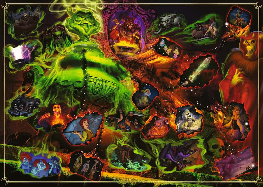 DMG Ravensburger Disney Villainous: Horned King (1000pcs) (boîte endommagée)