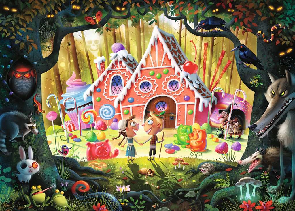 DMG Ravensburger Classic Tales - Hansel et Gretel Beware! Dean Macadam (1000pcs) (boîte endommagée)