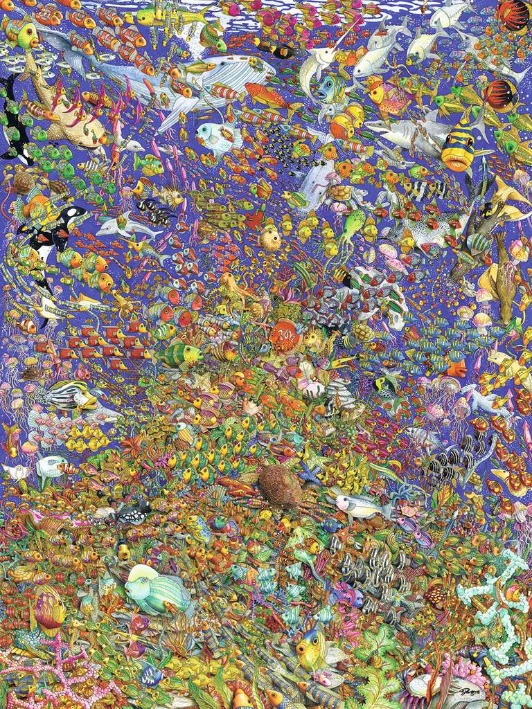 PFG Ravensburger Shoal (1500pcs) (utilisation / utilisée - puzzles pour de bon)