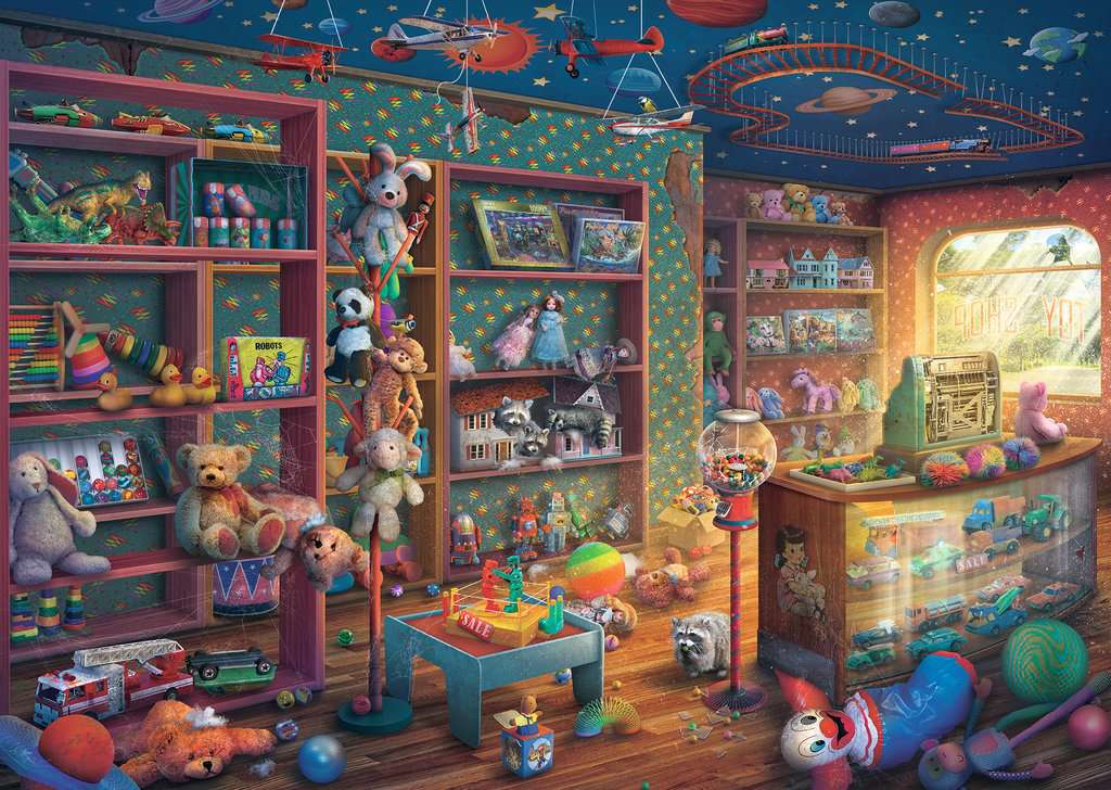 DMG Ravensburger Abandoned Series - Tattered Toy Store (1000pcs) (DAMAGED BOX)