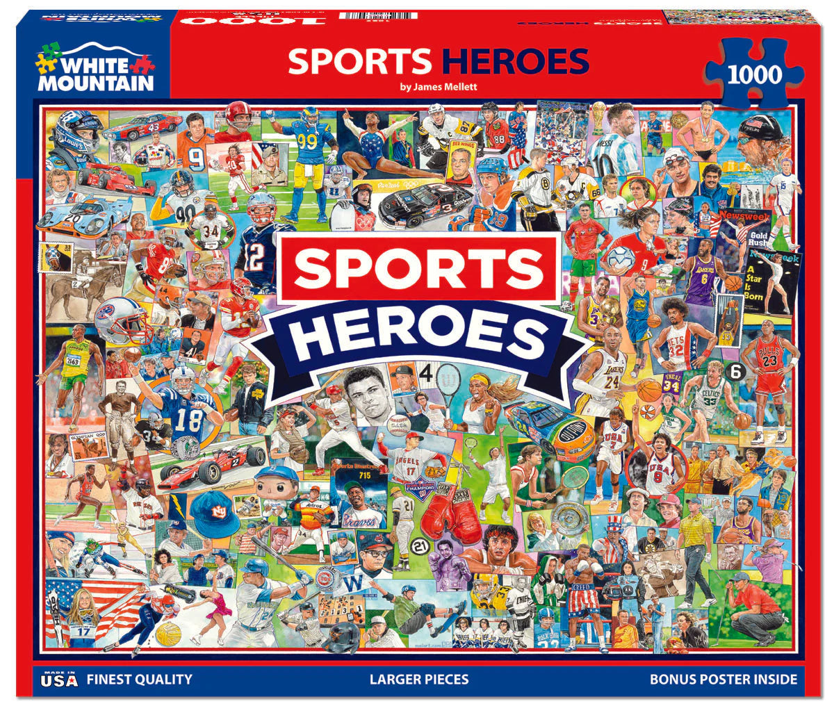 Sports Heroes, James Mellet (1000pcs)