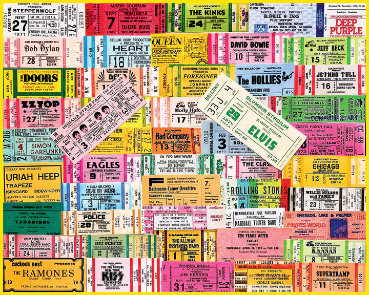 Concert Tickets, Charlie Girard (1000pcs)