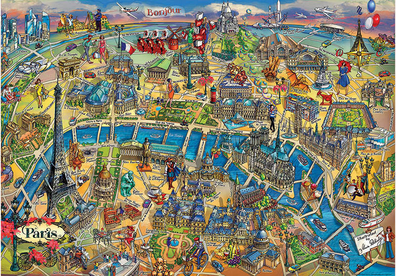 Carte parisienne (500 pcs)