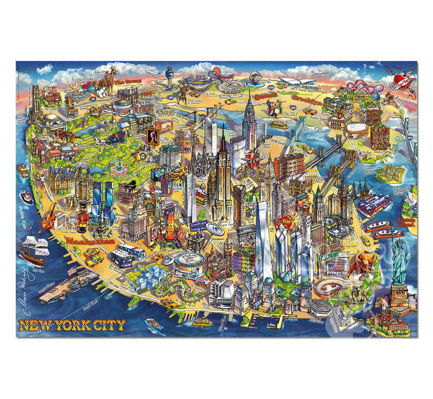New York City Map (500 pcs)