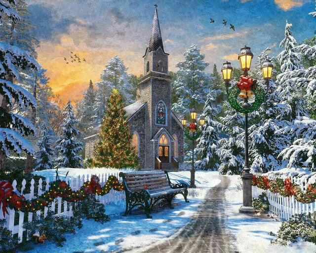 Église de vacances PFG (1000pcs) (utilisation / utilisée - puzzles pour de bon)