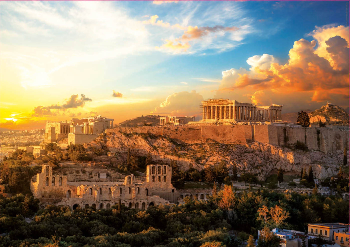 Acropole d'Athènes (1000 pc)