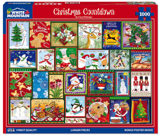 Compte à rebours de Noël, Tracy Flickinger (1000pcs)
