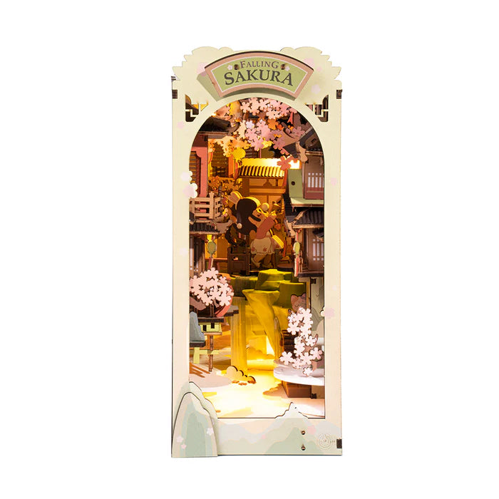 Book Nook - Falling Sakura (Wood)
