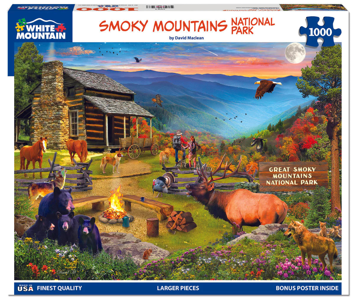 PFG Smoky Montains National Park, David MacLean (1000pcs) (Usage/Used - PUZZLES FOR GOOD)