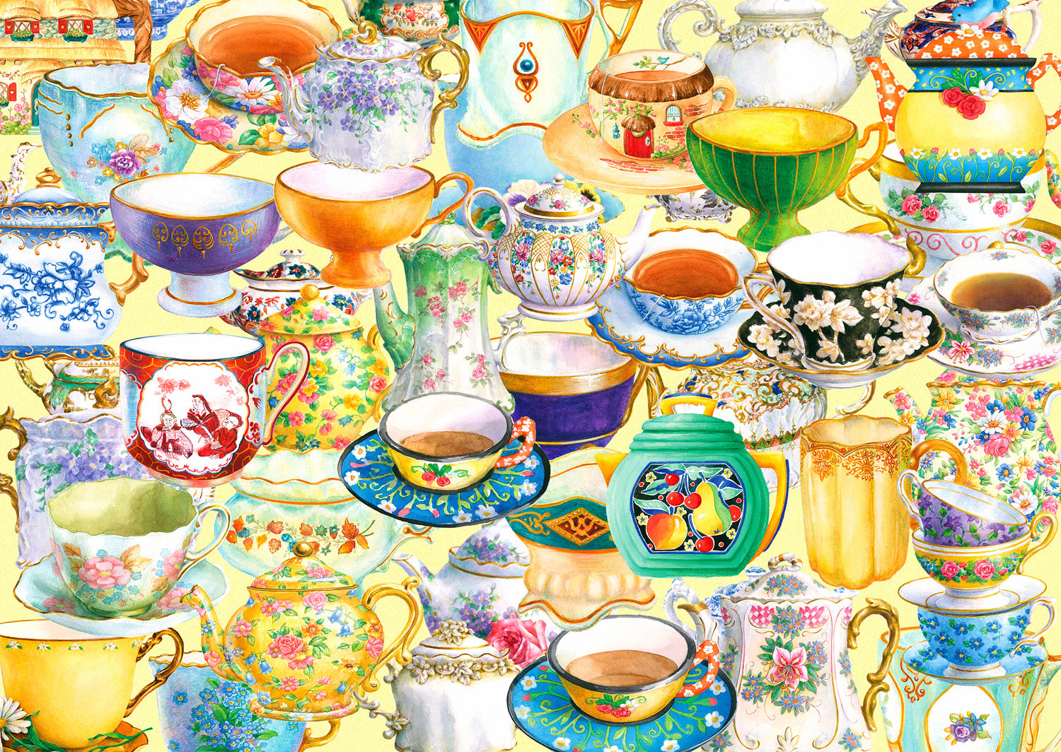 Temps de thé PFG (1000pcs) (utilisation / utilisée - puzzles pour de bon)